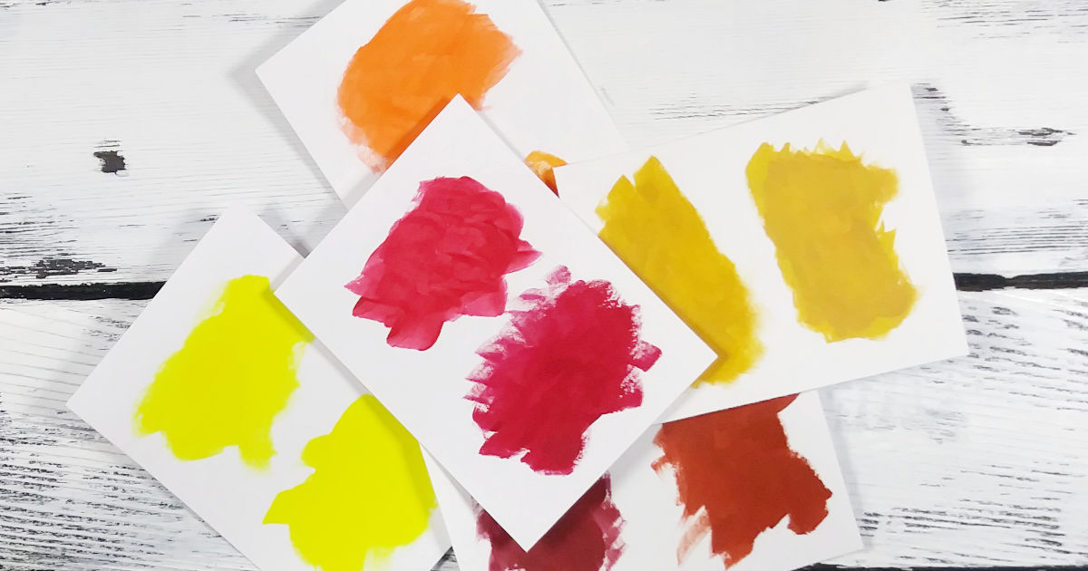 How To Substitute Acrylic Paint Colors Squishing Paint