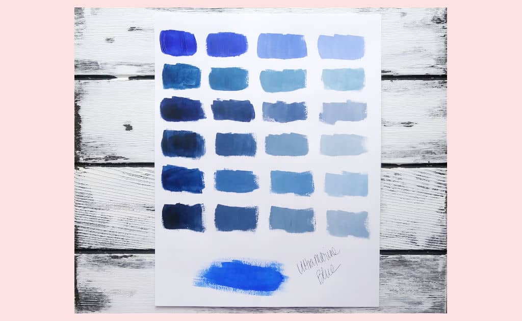 How To Make Navy Blue Paint Easy Color Mixing For Beginners Squishing Paint